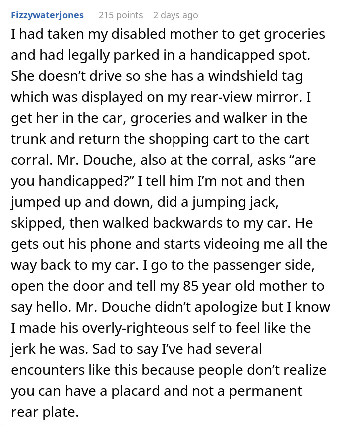 Man Shouting At A Person For Legally Using A Handicapped Parking Spot Gets Instant Karma From A Nearby Cop Man Shouting At A Person For Legally Using A Handicapped Parking Spot Gets Instant Karma From A Nearby Cop