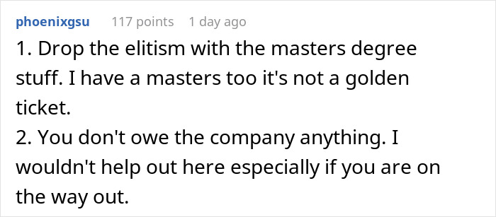 "The Guy Who Got The Job I Wanted Reached Out To Me For Help With His Job" "The Guy Who Got The Job I Wanted Reached Out To Me For Help With His Job"