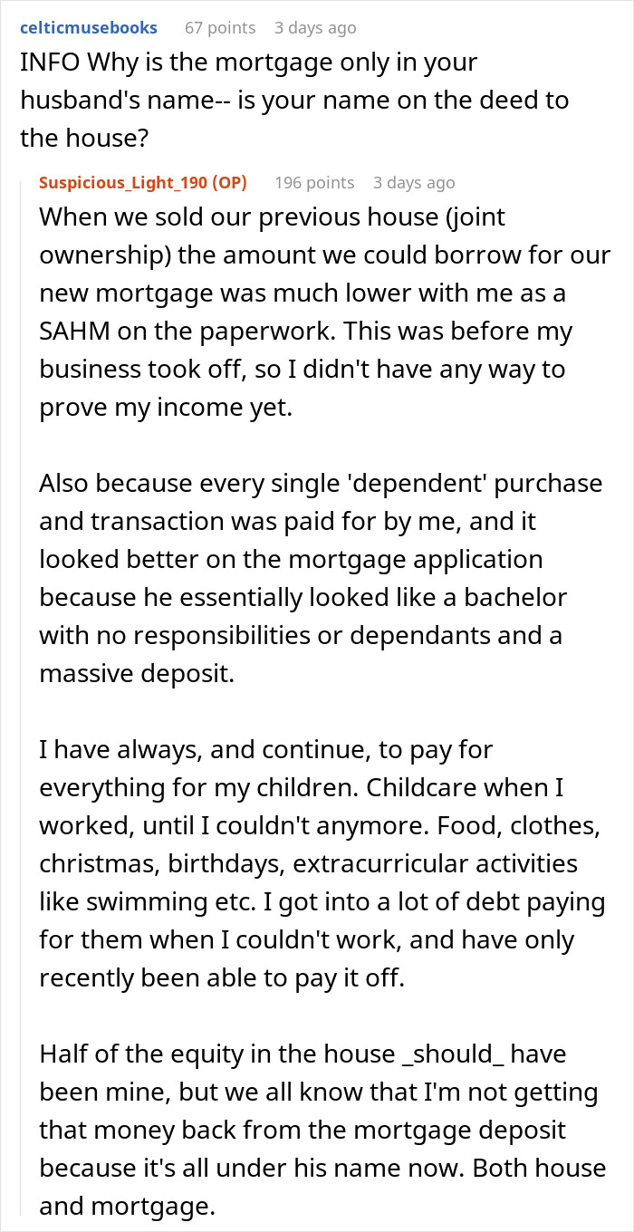 Husband Doesn't Want His Wife To Go On A Birthday Vacation Alone, Calls Her "Selfish" For Wanting Him To Stay With The Kids Husband Doesn't Want His Wife To Go On A Birthday Vacation Alone, Calls Her "Selfish" For Wanting Him To Stay With The Kids