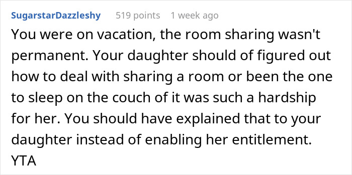 Mom Can't Believe Her Husband Suggested Her Daughter Sleep On The Couch, While His Daughter Gets A Whole Room To Herself Mom Can't Believe Her Husband Suggested Her Daughter Sleep On The Couch, While His Daughter Gets A Whole Room To Herself