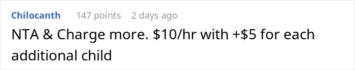 Mom Refuses To Pay Babysitter An Extra $10 For 'Crisis Pay', So He Refuses To Babysit