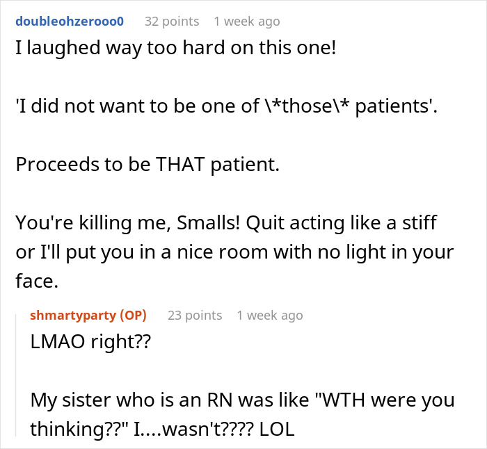 “The Dead Body They Were Talking About Was ME”: Woman Freaks Out Patients In Hilarious Malicious Compliance “The Dead Body They Were Talking About Was ME”: Woman Freaks Out Patients In Hilarious Malicious Compliance