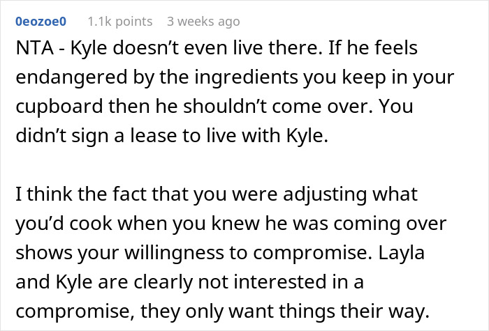 "Am I A Jerk For Telling My Roommate That I Don’t Give A [Damn] About Her Boyfriend's Allergies?"
