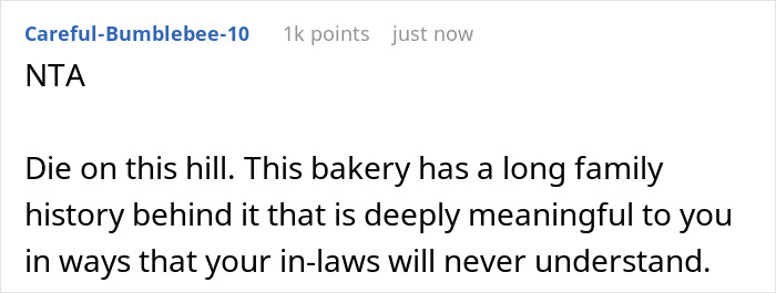 This Guy Was Named After His Late Parents' Bakery, So He Flatly Refuses To Rename It On MIL's Persistent Demands This Guy Was Named After His Late Parents' Bakery, So He Flatly Refuses To Rename It On MIL's Persistent Demands