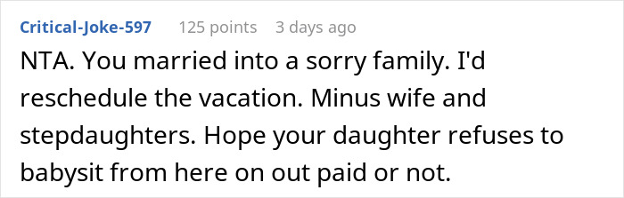 "Am I A Jerk For Canceling The Entire Vacation When I Found Out That My Stepdaughters Deliberately Hid My Daughter's Passport To Get Her To Stay Home?"