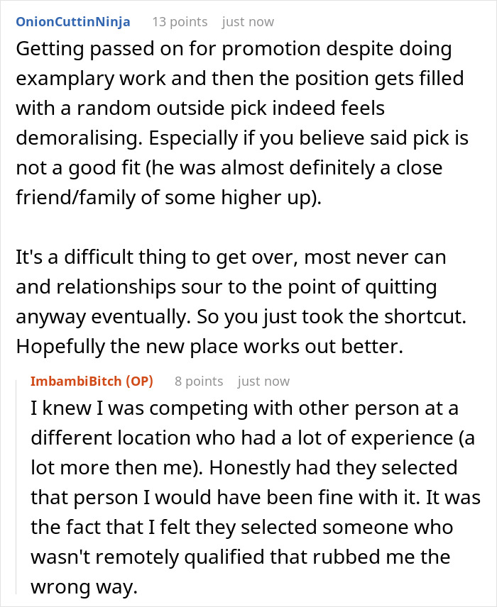 "Today Is My Last Day, I'm Going Home": Man Quits When Promotion Goes To Less-Skilled Hire "Today Is My Last Day, I'm Going Home": Man Quits When Promotion Goes To Less-Skilled Hire