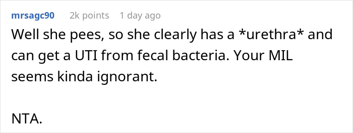 Guy Asks If He’s A Jerk For Getting In A Fight With His MIL About His Daughter Having “Real” Private Parts Guy Asks If He’s A Jerk For Getting In A Fight With His MIL About His Daughter Having “Real” Private Parts