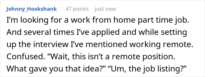 Man Submits A Job Application And Requests $100K As Per The Job Description, That Shocks The Interview Manager
