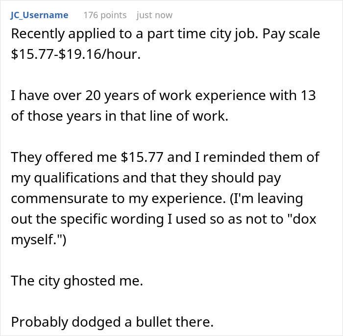 Man Submits A Job Application And Requests $100K As Per The Job Description, That Shocks The Interview Manager