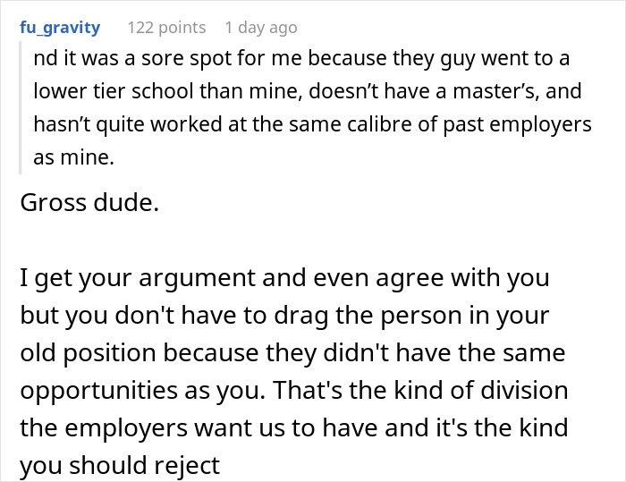 "The Guy Who Got The Job I Wanted Reached Out To Me For Help With His Job" "The Guy Who Got The Job I Wanted Reached Out To Me For Help With His Job"