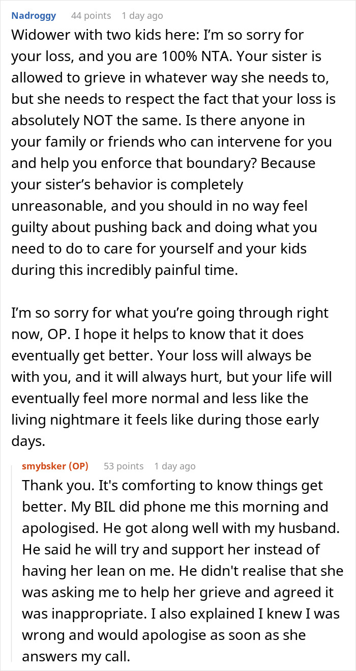 “A Dog Is Not The Same As A Husband”: Woman Loses Patience With Her Sister For Nonstop Comparisons Of Their Losses “A Dog Is Not The Same As A Husband”: Woman Loses Patience With Her Sister For Nonstop Comparisons Of Their Losses