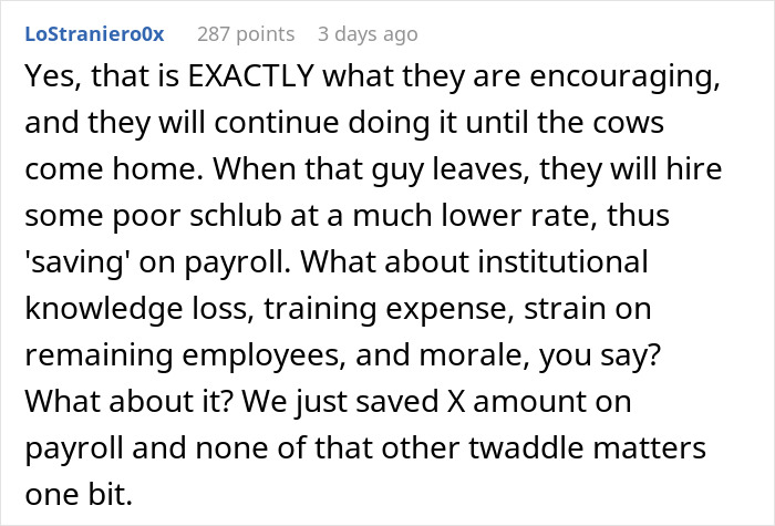 Company Gives Final Raise To Employee After 10 Years Of Work, He Hands In His Notice Company Gives Final Raise To Employee After 10 Years Of Work, He Hands In His Notice