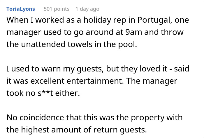 Woman Watches Chaos Ensue After Taking Towels Off Every Lounge Chair In Petty Revenge