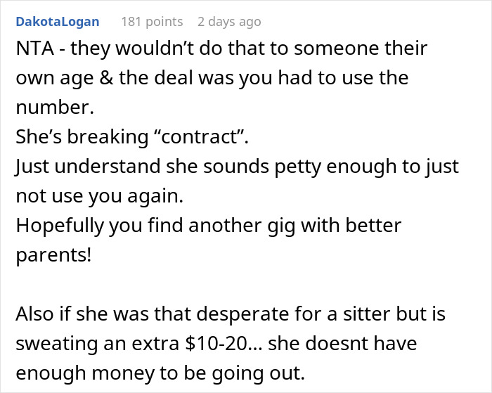 Mom Refuses To Pay Babysitter An Extra $10 For 'Crisis Pay', So He Refuses To Babysit