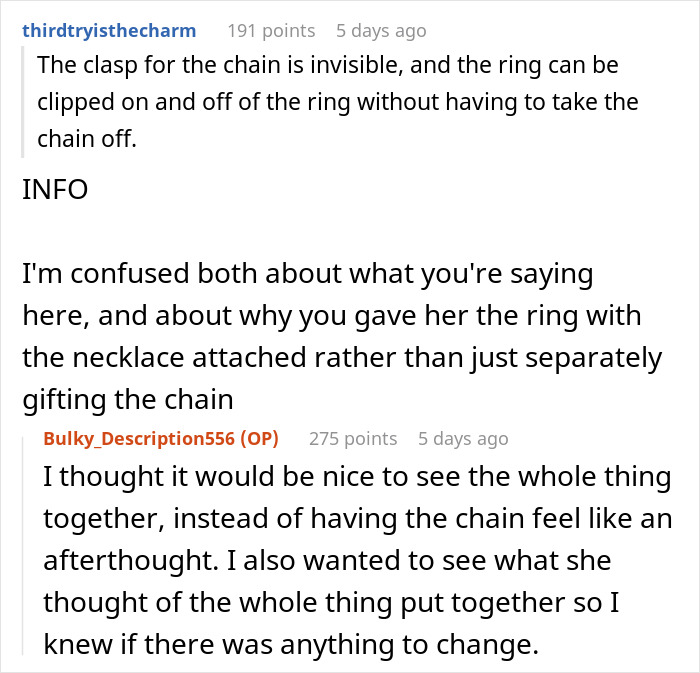 Guy Proposes To His Girlfriend With A Self-Designed Ring On A String, She Storms Off And Gives Him The Silent Treatment
