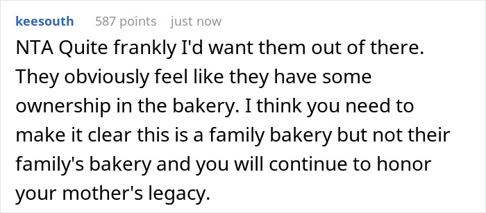 This Guy Was Named After His Late Parents' Bakery, So He Flatly Refuses To Rename It On MIL's Persistent Demands This Guy Was Named After His Late Parents' Bakery, So He Flatly Refuses To Rename It On MIL's Persistent Demands