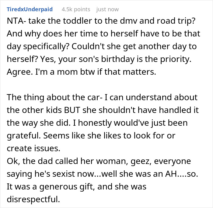 Birthday Surprise Turns Into Family Drama After This Mom Creates A Scene About Grandfather Gifting Her 16 Y.O. A Car