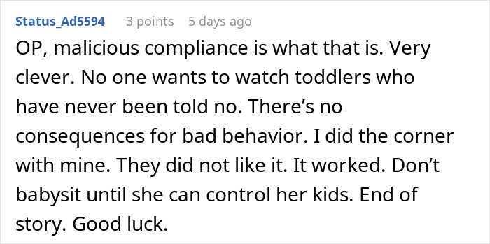 Person Gets Told Off For Disciplining SIL’s 2 Young Kids, Allows Them To Wreak Absolute Hell At Home Next Time They Babysit Person Gets Told Off For Disciplining SIL’s 2 Young Kids, Allows Them To Wreak Absolute Hell At Home Next Time They Babysit