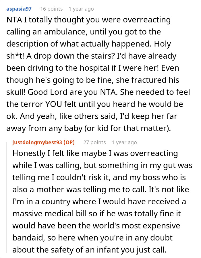Great-Grandma Doesn’t Call For An Ambulance After 3-Month-Old Ends Up Being Dropped Down The Stairs, Furious Mother Teaches Her A Lesson