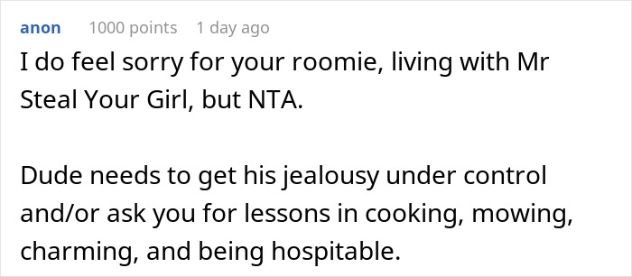 Man Wonders If He’s A Jerk For Offering Roommate And His GF Home-Cooked Food Man Wonders If He’s A Jerk For Offering Roommate And His GF Home-Cooked Food