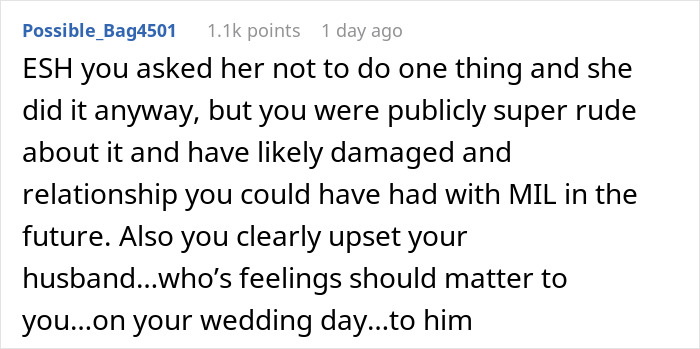 Bride Furious With MIL For Going Against The ‘No Speech’ Rule At Wedding And Ignores Her, Drama Ensues Bride Furious With MIL For Going Against The ‘No Speech’ Rule At Wedding And Ignores Her, Drama Ensues