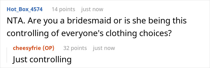 Family Drama Ensues As This Woman Decides Not To Attend Her Sister’s Wedding, Not Willing To Comply With The Strict Dress Code She Dislikes Family Drama Ensues As This Woman Decides Not To Attend Her Sister’s Wedding, Not Willing To Comply With The Strict Dress Code She Dislikes