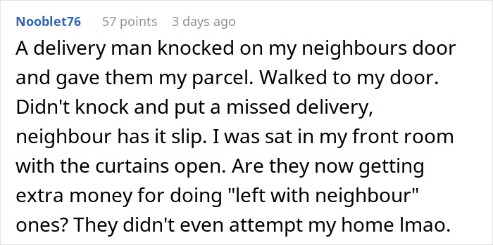 Man Stunned By His Neighbor’s Entitlement Who Designated His Home As A Drop-Off For His Deliveries
