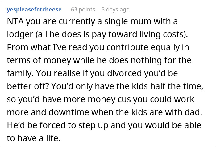 Husband Doesn't Want His Wife To Go On A Birthday Vacation Alone, Calls Her "Selfish" For Wanting Him To Stay With The Kids Husband Doesn't Want His Wife To Go On A Birthday Vacation Alone, Calls Her "Selfish" For Wanting Him To Stay With The Kids