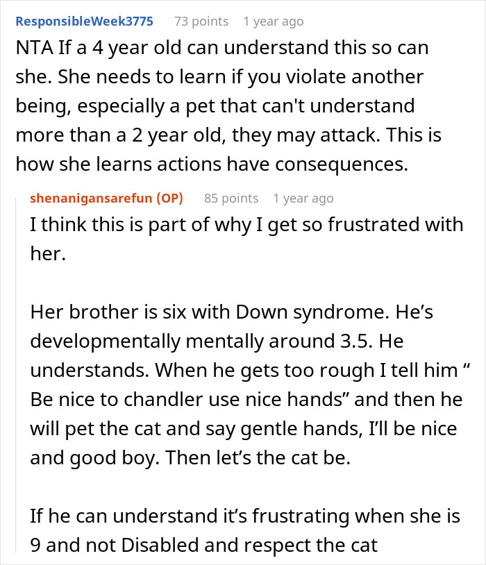 Aunt Tells 9-Year-Old She Deserves To Be Scratched For The Way She Treated Her Pet Aunt Tells 9-Year-Old She Deserves To Be Scratched For The Way She Treated Her Pet