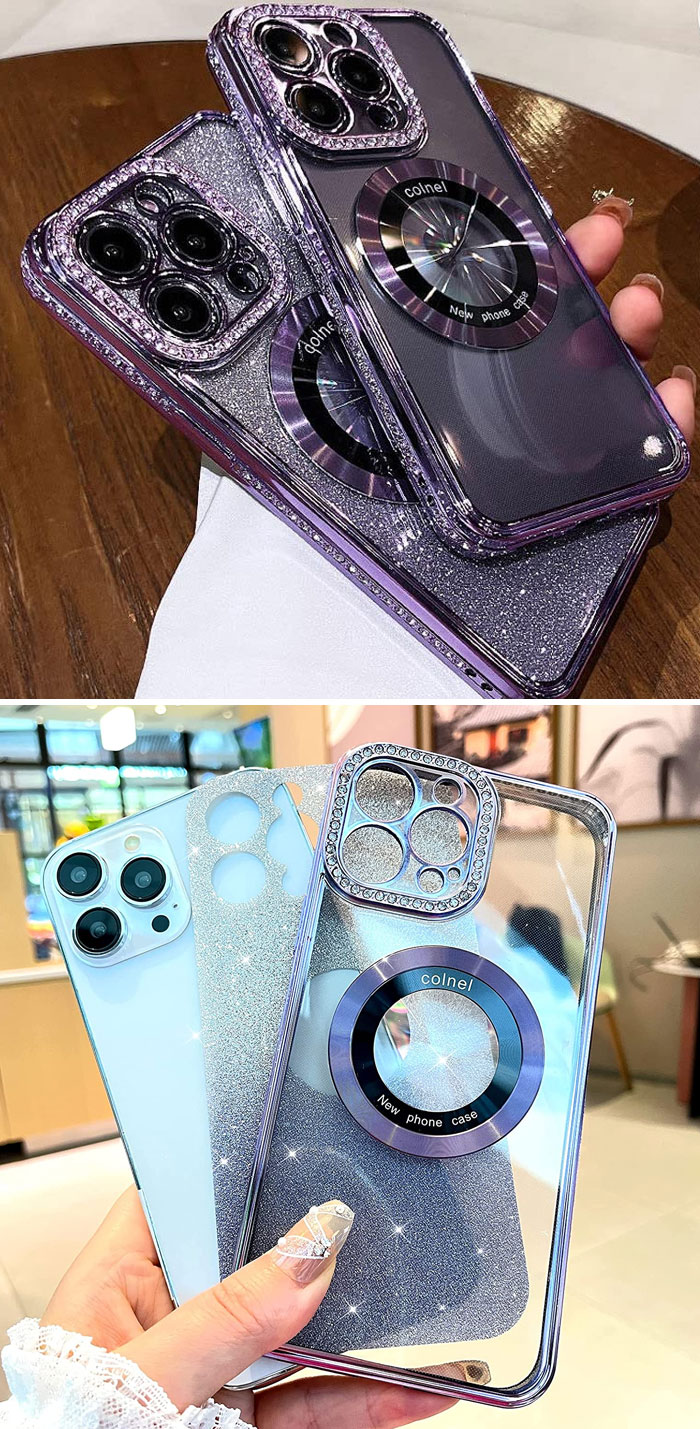 Magnetic Gradient Glitter Case