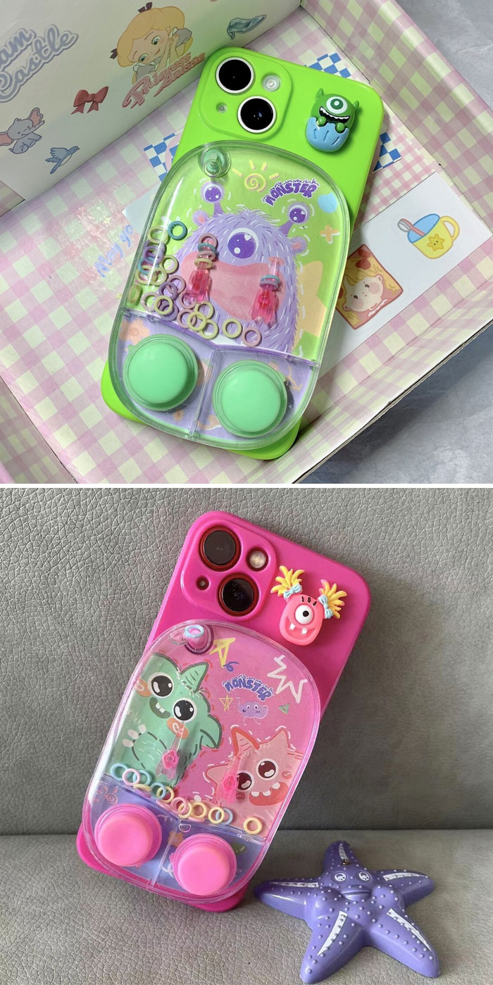Cute Monster Phone Case And Game Console