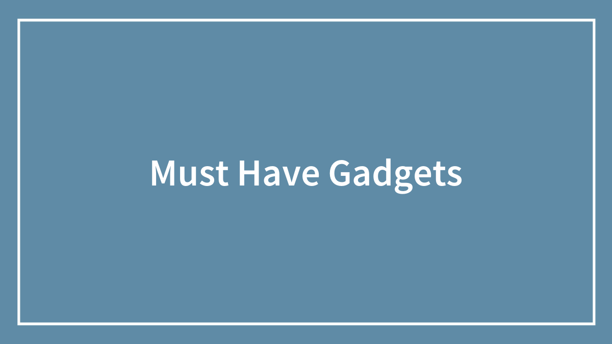 63 Must-Have Gadgets As Rated By The People On The Internet