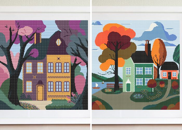 My 8 Simple But Unusual Cross-Stitch Patterns