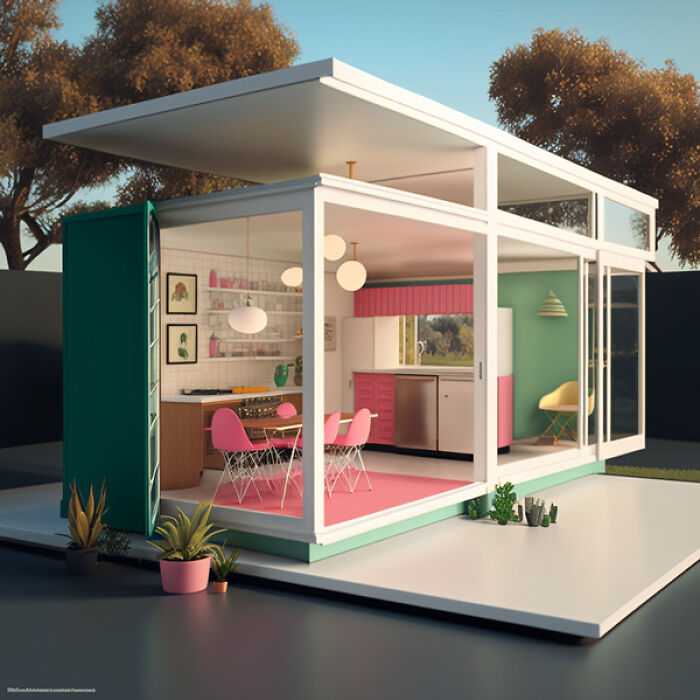 I Used AI To Reimagine Barbie Dream Houses In Real Life