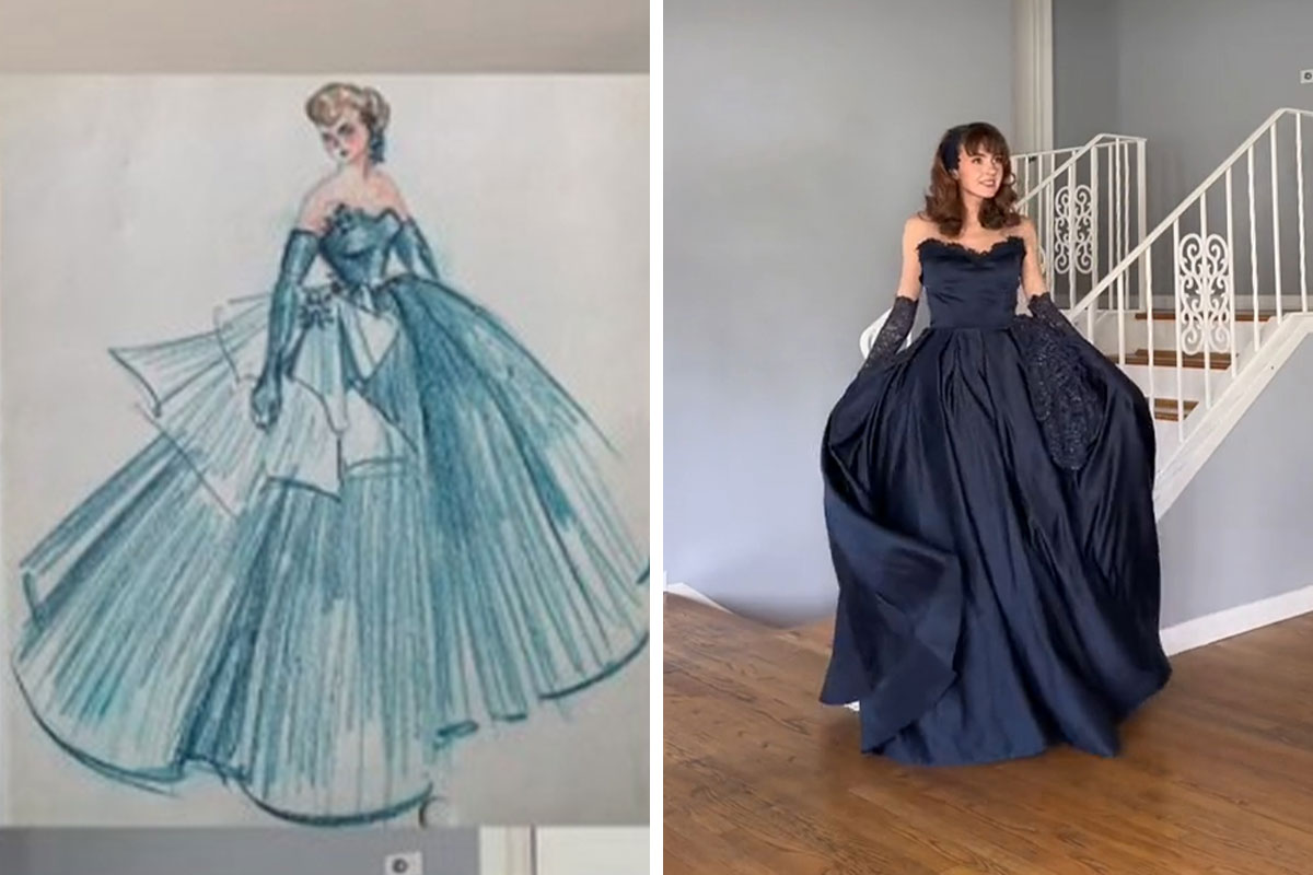 How to draw a dress design | Fashion illustration art - YouTube