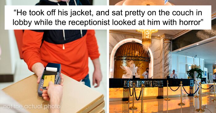 “The Receptionist Looked At Him With Horror”: Delivery Driver Struts Into Fancy Hotel Shirtless In Malicious Compliance