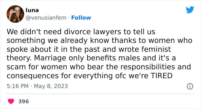 "The 50/50 Thing Is A Myth": Divorce Lawyer Reveals The Main Reason Why Marriages Are Failing, And People Are Not Surprised "The 50/50 Thing Is A Myth": Divorce Lawyer Reveals The Main Reason Why Marriages Are Failing, And People Are Not Surprised