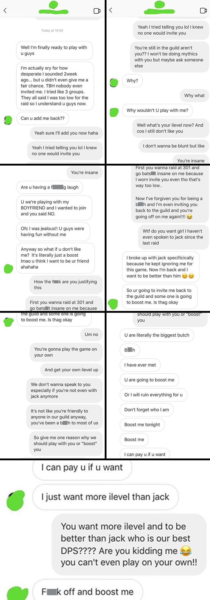 Jack's Ex-GF Is Back And Still Demanding Boosts On WOW