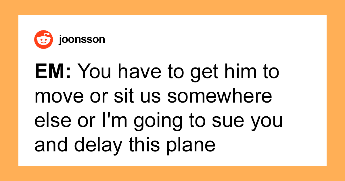 "I'm A Parent, So I Have To Save Money. Now Swap Seats": Entitled Mother Left Fuming After Man Who Paid Extra For Their Plane Seat Refuses To Move - Vimarsana News