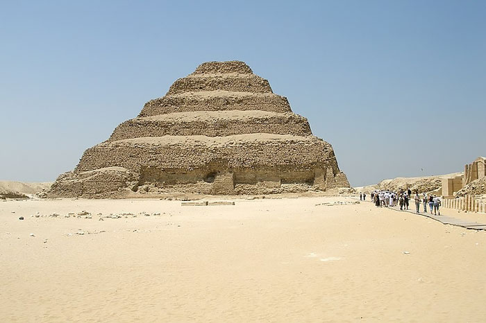 Picture of the Pharaoh's tomb, the Step pyramid at Saqqara