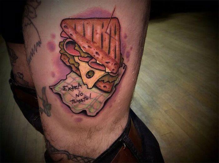 Best Client Picture Ever Of A Really Fun Sammich I Got To Start On My Good Friend And Coworker