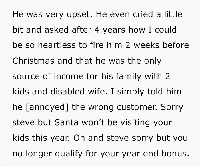 People Are Enjoying This Malicious Compliance Story By A Manager Who Pretended To Fire An Employee To Teach A Rude Customer A Lesson