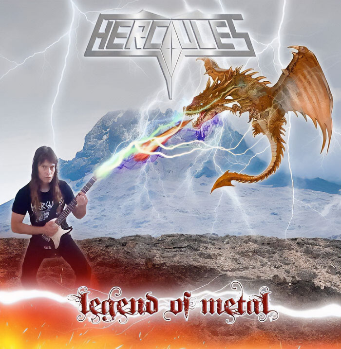 Hercules - Legend Of Metal No, It's Not An Old Album, From Times When Artwork Was Wild. It's From 2022