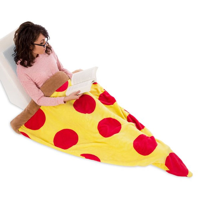 Product photo for pizza blanket