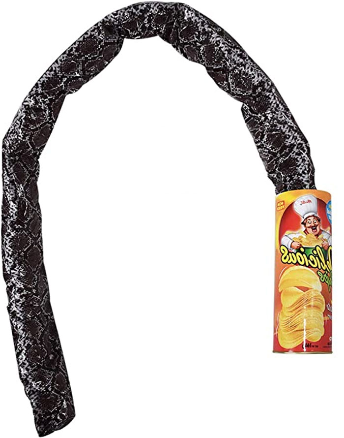 Product photo for Potato Chip Snake In A Can