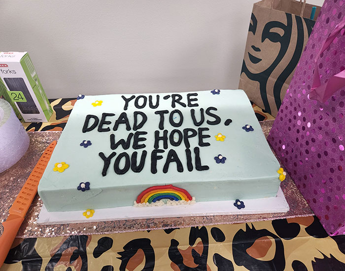 The Cake At My Coworker's Going Away Party
