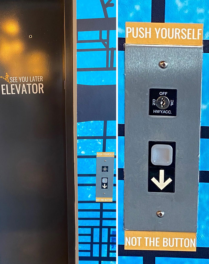 A Very Passive-Aggressive Elevator
