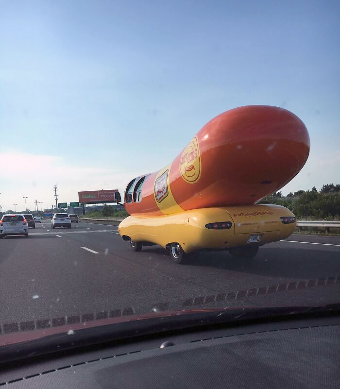 Drove Next To The Wiener Mobile Today