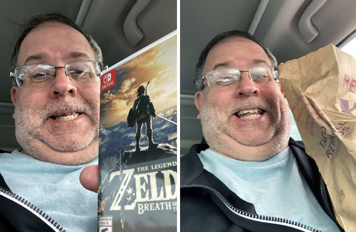 I've Been Sick Recently And Couldn't Leave The House, So My Dad Sent Me These Pics. He's Coming Home With The Game I've Been Saving Up For And Taco Bell. He's The Best