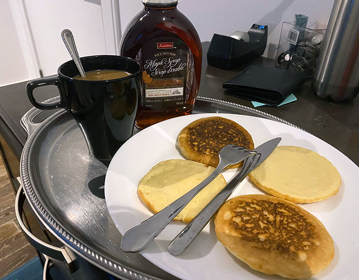 My Dad, Who Has No Idea How To Cook, Knew I'd Be In Meetings All Day, So He Woke Up Extra Early And Made Me Pancakes. They Tasted Awful, But It Was Such A Wonderful Surprise